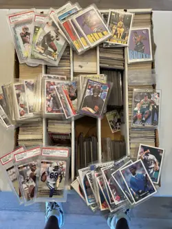 Psa Card Lot Unpicked Random Cards In Various Conditions And Sports Singles - Image 1