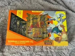 POKEMON TCG RESHIRAM & CHARIZARD GX Premium Collection BOX Card Game Sealed RARE - Image 2