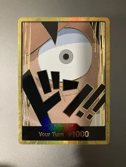 One Piece Premium Booster Card Monkey D Luffy Gold DON!! PRB-01 English - Image 1
