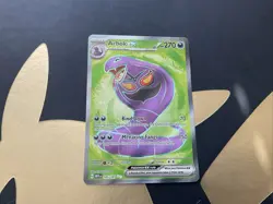 Pokemon TCG Arbok EX Full Art Ultra Rare Holo Card 185/165 Scarlet & Violet 151 - Image 1