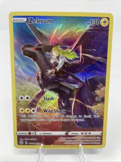 Pokemon Cards Zekrom TG05/TG30 Full Art Secret Rare Brilliant Stars - (NM) #3 - Image 1