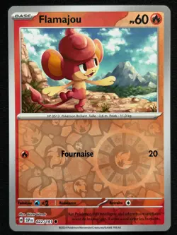 FLAMAJOU REVERSE 022/191 SSP ETINCELLES DEFERLANTES POKEMON FR HOLO CARD - Image 1