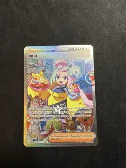 Iono - 269/193 - Pokemon Paldea Evolved Special Illustration Rare Card NM - Image 1