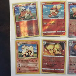 Arcanine & Growlithe Pokemon Card Lot - 8 Unique Cards Holo, Vintage - A107 - Image 2