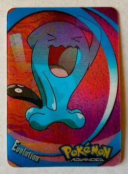 Pokemon Advanced Action Card Wobbuffet Wynaut Evolution Panini Lenticular #59 - Image 1