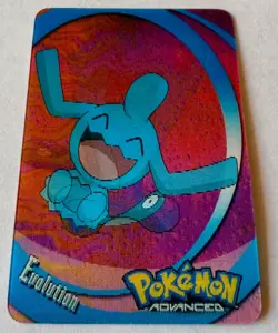Pokemon Advanced Action Card Wobbuffet Wynaut Evolution Panini Lenticular #59 - Image 2