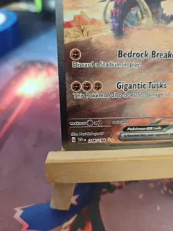 Pokemon TCG Great Tusk EX Scarlet & Violet Base Set Holo Card 246/198 NM - Image 5