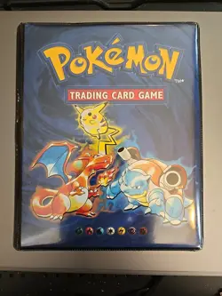 1999 WOTC Pokemon Trading Card Game Collectors Album W/78 Cards 66 Unique NM - Image 1