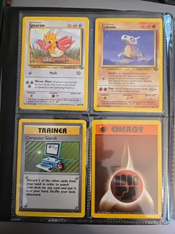 1999 WOTC Pokemon Trading Card Game Collectors Album W/78 Cards 66 Unique NM - Image 3