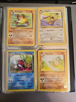 1999 WOTC Pokemon Trading Card Game Collectors Album W/78 Cards 66 Unique NM - Image 4