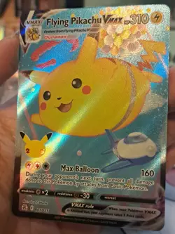 Flying Pikachu VMAX 007/025 Celebrations Holo 2021 Pokemon Card Card P4CK FRESH - Image 5