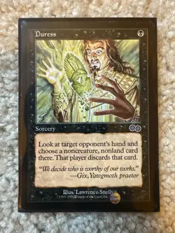 1x Duress Urza’s Saga MTG Magic The Gathering LP Free Shipping - Image 3