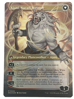 Ajani, Nacatl Pariah (Borderless) Foil - MTG Modern Horizons 3 - #442 - NM - Image 2