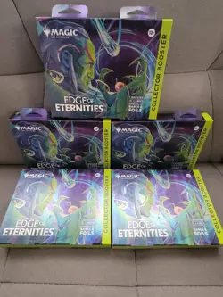 Magic The Gathering Edge Of Eternities Collector Booster Box LOT OF 5 - Image 1