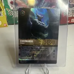 Lorcana Chernabog - Evildoer - 205/204 - Enchanted - Holofoil, Near Mint Into th - Image 1
