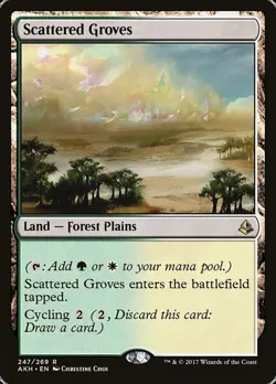 Scattered Groves Amonkhet (AKH) Mtg Magic English - Image 1