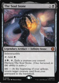 The Soul Stone #66 Mythic Rare - SPM Marvel's Spider-Man MTG PACK FRESH - Image 1