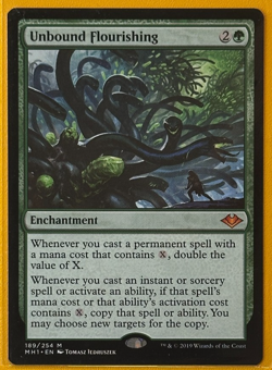 Unbound Flourishing #189 (NM) Modern Horizons MH1 Magic MTG - Image 1