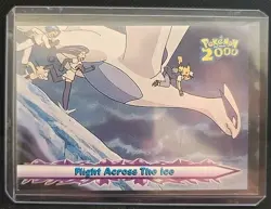 Lugia Flight Across The Ice #54 Pokemon The Movie 2000 Topps Blue label NM - Image 1
