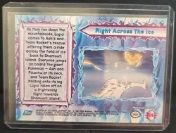 Lugia Flight Across The Ice #54 Pokemon The Movie 2000 Topps Blue label NM - Image 2