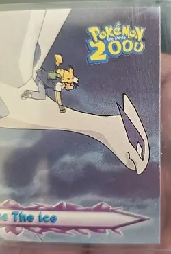 Lugia Flight Across The Ice #54 Pokemon The Movie 2000 Topps Blue label NM - Image 4