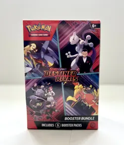 Pokemon TCG Destined Rivals Booster Bundle 6 Pack New Sealed - Image 1