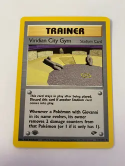 Viridian City Gym 123/132 Pokemon Gym Challenge 1st Edition NM/MT box-S4 - Image 1