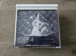POKEMON PALDEAN FATES SEALED POKEMON CENTER ELITE TRAINER BOX ETB W/ TEAR - Image 1
