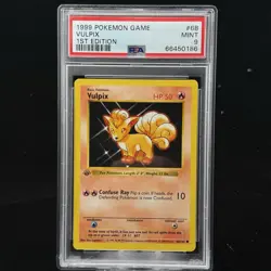 Vulpix #68 1st Edition Base Set 1999 Pokemon Game PSA 9 🔥 - Image 1