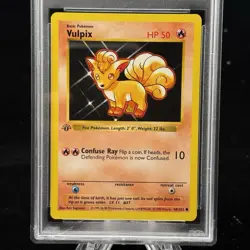 Vulpix #68 1st Edition Base Set 1999 Pokemon Game PSA 9 🔥 - Image 2
