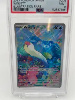 2023 POKEMON SVI EN WIGLETT ILLUSTRATION RARE #206 MINT PSA 9 112587895 Graded - Image 3
