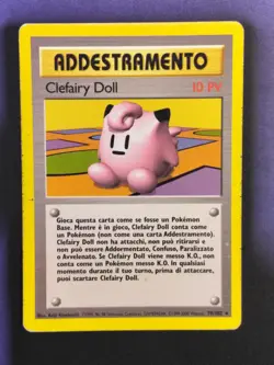 Clefairy Doll (Trainer) 70/102 Rara Set Base ITA - Carta Pokemon Italiana - Image 1