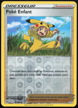 Carte Pokemon Poke Enfant 173/202 Reverse Epee et Bouclier Francais - Image 1