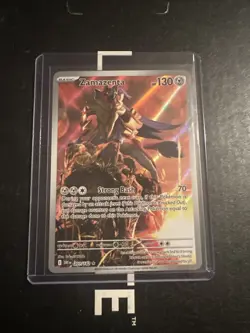 Pokemon Zamazenta 201/182 Sv10: Destined Rivals Full Art Illustration Rare Holo - Image 1