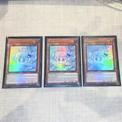 Mulcharmy Fuwalos RA04-EN050 Ultra Rare 1st Edition x 3 Playset Yu-Gi-Oh - Image 1