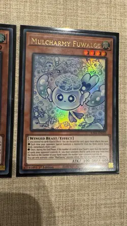 Mulcharmy Fuwalos RA04-EN050 Ultra Rare 1st Edition x 3 Playset Yu-Gi-Oh - Image 2