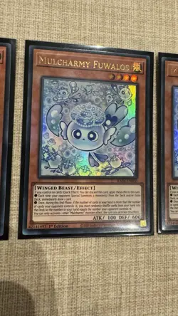 Mulcharmy Fuwalos RA04-EN050 Ultra Rare 1st Edition x 3 Playset Yu-Gi-Oh - Image 3