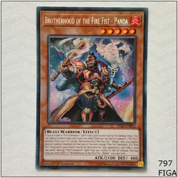 Brotherhood of the Fire Fist - Panda - FIGA-EN013 - Secret Rare 1st Edit Yugioh - Image 1