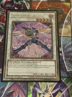 Yu-Gi-Oh Junk Warrior MZMI-EN000 1st Edition Quarter Century - Image 1