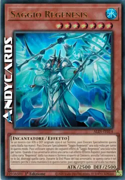 SAGGIO REGENESIS • (Regenesis Sage) • Ultra R • ALIN IT014 • 1Ed • Yugioh! - Image 1