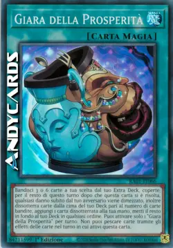 GIARA DELLA PROSPERITA (Pot Of Prosperity) • Super R • RA01 IT066 • 1Ed • Yugioh - Image 1