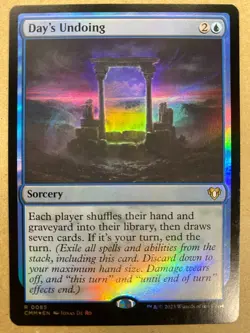 MTG 1x FOIL Day's Undoing # 85 Commander Masters Magic the Gathering Card x1 NM - Image 1