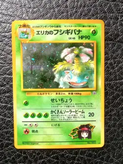 Erika’s Venusaur Holo Rare Japanese Gym Challenge No. 003 Pokemon Card TCG - LP - Image 1