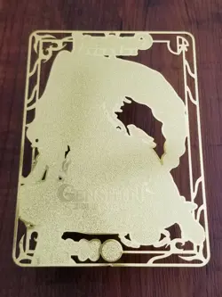 Nahida - Genshin Impact - Goddess Story Gold Metal Card - Image 2