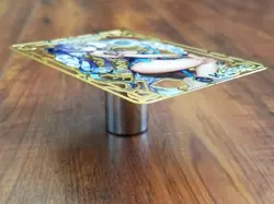 Keqing - Genshin Impact - Goddess Story Gold Metal Card - Image 3