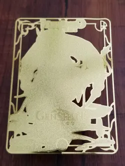 Eula Lawrence - Genshin Impact - Goddess Story Gold Metal Card - Image 2