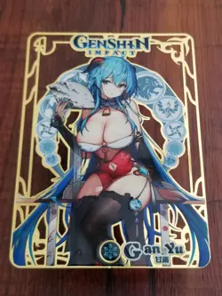 Ganyu - Genshin Impact - Goddess Story Gold Metal Card - Image 1