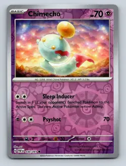 Chimecho Reverse Holo NM #030/091 SV: Paldean Fates Pokemon Card - Image 1