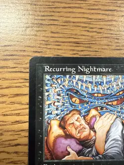 Recurring Nightmare MTG Magic the Gathering Exodus 1998 - Image 2