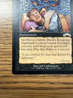 Recurring Nightmare MTG Magic the Gathering Exodus 1998 - Image 5